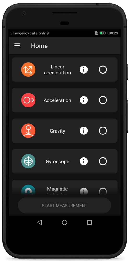 SensorBox Android sensor-recording application