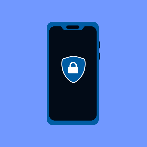 Phone with lock shield inside